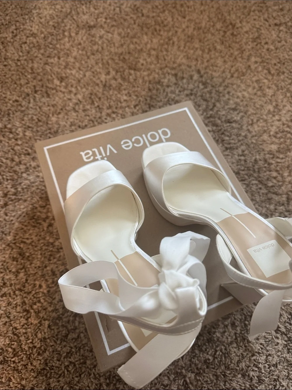 Dolce Vita Jaemy Satin Wrap-Up Platform Heels